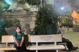 Chiều muộn ngày 7-5 chùa Văn Thánh vẫn sinh hoạt bình thường