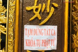 Bến Tre: Ban Trị sự tỉnh đề nghị các tự viện treo biển dừng tập trung Phật tử