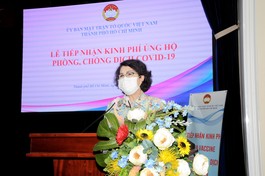 Ủy ban MTTQVN TP.HCM tiếp nhận hơn 99 tỷ đồng ủng hộ mua vắc-xin phòng chống Covid-19