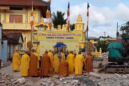 Lễ động thổ xây dựng Tây lang chùa Phước Hưng, TP.Sa Đéc