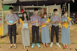 Niềm hạnh phúc của đoàn sinh Gia đình Phật tử trong ngày Đại lễ Vu lan 