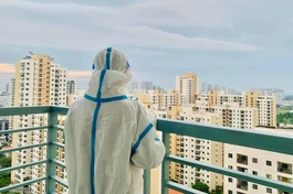  Bệnh viện Dã chiến thu dung số 12 – TP.Thủ Đức nhìn từ tầng 20