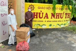 Đạo tràng chùa Viên Giác tiếp tục cúng dường đến 60 tự viện trong thời gian giãn cách xã hội