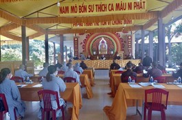 Ban Trị sự GHPGVN quận Ngũ Hành Sơn họp, thảo luận phương án tổ chức Đại hội quận nhiệm kỳ 2021-2026