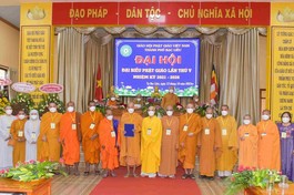 Tân Ban Trị sự Phật giáo TP.Bạc Liêu nhiệm kỳ 2021-2026 ra mắt đại hội
