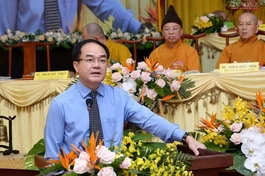 Thứ trưởng Bộ Nội vụ, Trưởng ban Tôn giáo Chính phủ Vũ Chiến Thắng - Ảnh: Bảo Toàn