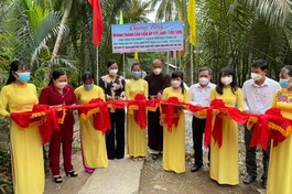 Ban Trị sự GHPGVN tỉnh Bến Tre khánh thành cầu dân sinh