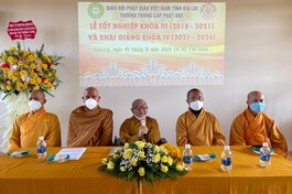 Chư tôn đức chứng minh, Ban Giám hiệu Trường Trung cấp Phật học tỉnh Gia Lai