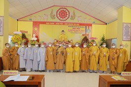 Tân Ban Trị sự GHPGVN TP.Tân An nhiệm kỳ 2021-2026 ra mắt trước đại hội