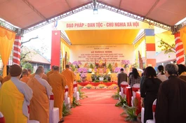 Lễ tưởng niệm Đức Pháp chủ GHPGVN tại chùa Kim Đới (Linh Ứng tự)