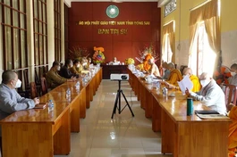 Ban Thường trực Ban Trị sự GHPGVN tỉnh Đồng Nai họp, triển khai Phật sự cuối năm