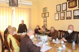 Thường trực Ban Trị sự TP.Biên Hòa họp, thảo luận các Phật sự cuối năm 2021