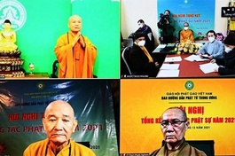 Chư tôn đức chứng minh và tham dự hội nghị