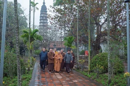 Hòa thượng Thích Thiện Nhơn tại chùa Phổ Minh