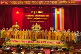 Tân Ban Trị sự Phật giáo tỉnh Quảng Ninh ra mắt đại hội