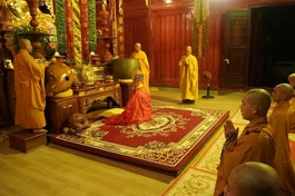 Khóa lễ cầu an đầu năm của chư Tăng