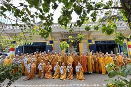 Chư tôn đức Tăng Ni tông phong Tịnh độ Non Bồng tại Quan Âm tu viện