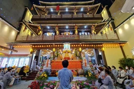 Pháp hội Dược Sư chùa Tân Thành trì tụng kinh trong 12 ngày