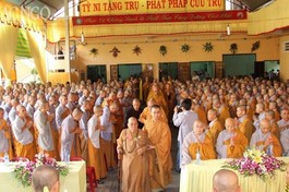 Đại giới đàn Niệm Châu - năm 2014 do Ban Trị sự GHPGVN tỉnh Bến Tre tổ chức