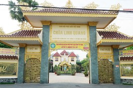 Chùa Linh Quang nơi diễn ra Đại hội đại biểu Phật giáo tỉnh Tây Ninh lần thứ VII