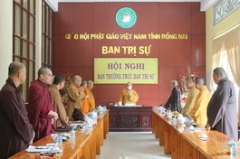 Ban Thường trực Ban Trị sự Phật giáo tỉnh họp, triển khai Phật sự