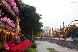 Hân hoan Kính mừng Phật đản tại chùa Pháp Hoa, sáng 1-4-Nhâm Dần