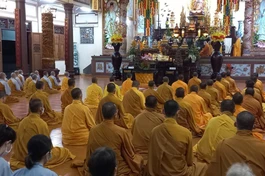 Ban Thường trực ban Trị sự GHPGVN tỉnh Khánh Hòa đã trang nghiêm tổ chức lễ khai kinh 