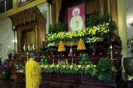 Di ảnh Bồ-tát Thích Quảng Đức tại Tổ đường Việt Nam Quốc Tự - Ảnh: Minh Nhân