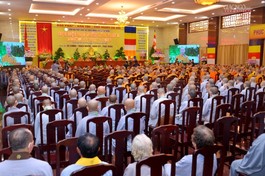 Phiên trù bị Đại hội đại biểu Phật giáo TP.HCM - Ảnh: Bảo Toàn