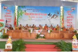 Chư tôn đức chứng minh Đại lễ Vu lan