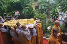 Khánh Hòa: Lễ nhập kim quan Ni trưởng Thích nữ Như Minh, Chứng minh Phân ban Ni giới tỉnh