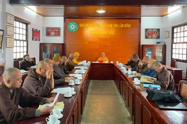 Ban Trị sự GHPGVN tỉnh họp thảo luận công tác tổ chức đại hội