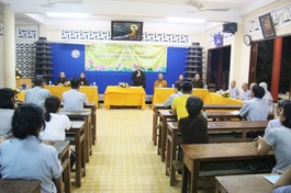 Khai giảng Lớp học Phật pháp cư sĩ áo lam TP.Nha Trang khóa III