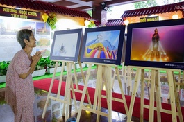 Ảnh nghệ thuật Phật giáo triển lãm tại trụ sở Ban Trị sự TP.HCM - Việt Nam Quốc Tự tháng 8-2022 - Ảnh: Quảng Đạo/BGN