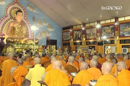 Lễ tạ pháp, Tự tứ của chư Tăng tại thiền viện Phước Sơn