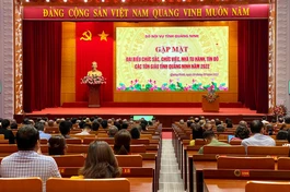 Gặp mặt các chức sắc, chức việc, nhà tu hành, tín đồ các tổ chức tôn giáo trên địa bàn tỉnh năm 2022