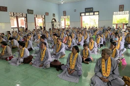 Bến Tre: Đạo tràng chùa Phước Lộc tổ chức khóa tu “Một ngày an lạc”