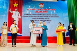 Bình Phước: Ban Trị sự Phật giáo tỉnh ủng hộ từ thiện trị giá 20 tỷ đồng cho quỹ Vì người nghèo