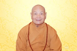 Hòa thượng Thích Thiện Nhơn - Chủ tịch Hội đồng Trị sự GHPGVN - Ảnh: Đăng Huy