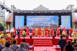 Hải Phòng: Lễ cắt băng khánh thành ngôi đại hùng bảo điện chùa Phúc Linh