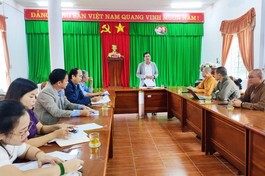 Ban Trị sự Phật giáo tỉnh làm việc với Ban Tôn giáo tỉnh và các các cơ quan chức năng