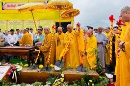 Lễ động thổ khởi công xây dựng chùa Hải An