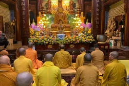 Lễ cầu nguyện an vị tượng Phật tại chùa Trúc Lâm Đầm Hà 