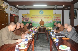 Ban Thường trực họp thống nhất nhiều Phật sự trọng tâm cuối năm 2022