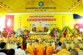 Lễ bổ nhiệm trú trì niệm Phật đường Hòa Duân