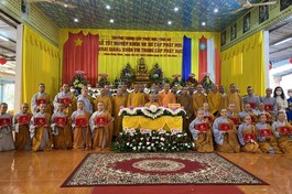 Lễ tốt nghiệp khóa VII (2019-2021) Lớp Sơ cấp Phật học Long An