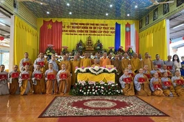 Lễ tốt nghiệp khóa VII (2019-2021) Lớp Sơ cấp Phật học Long An