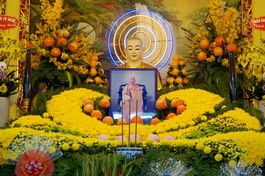 Di ảnh Ni trưởng Thích nữ Như Thanh tại tổ đình Từ Nghiêm