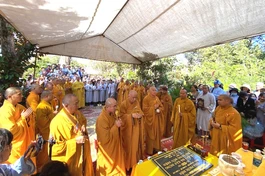  Lễ đặt đá xây dựng ngôi đại hùng bảo điện chùa Phước Điền, H.Chư Sê