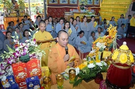  Pháp hội Dược Sư cầu nguyện bình an tại chùa Diêm Hà Trung 